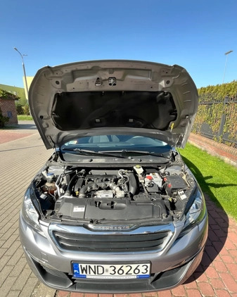 Peugeot 308 cena 34500 przebieg: 45000, rok produkcji 2013 z Sieraków małe 79